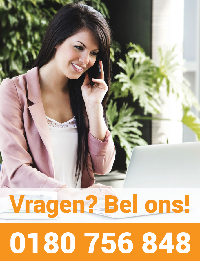 Vragen? Bel ons! (0180) 756 848